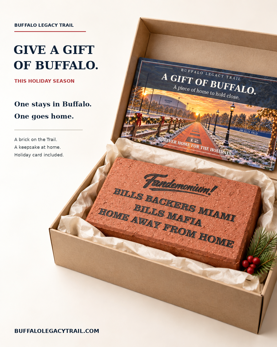 BUFFALO LEGACY TRAIL HOLIDAY GIFT PACK